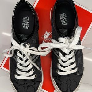 Women’s Coach 7.5M Folly 12CM/STRP WEBB Black/Black-Dark